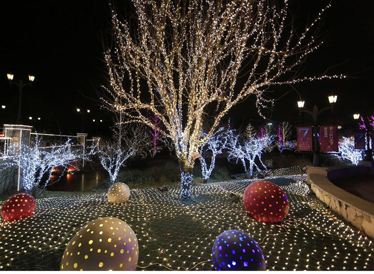 Christmas led lights string lights outdoor waterproof fishnet lights full of stars paved holiday lights wedding ins decorative lights Christmas led lights string lights outdoor waterproof fishnet lights full of stars paved holiday lights wedding ins decorative lights